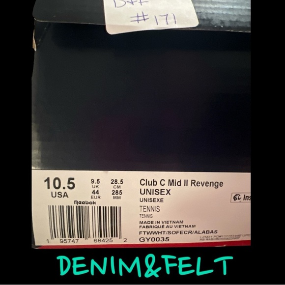REEBOK Club C 85 Mid II Revenge Shoes/Sneaker | UNISEX | NEW/NIB!!👟👟 - Picture 13 of 13